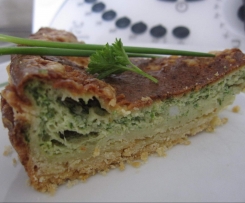 Französische Kräuterquiche