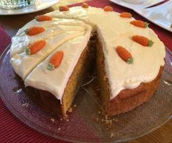 Rüblikuchen Karottenkuchen mit Frosting