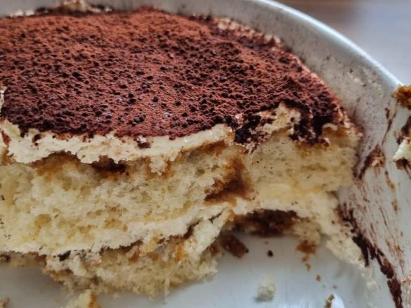 Tiramisu ohne Ei - ohne Löffelbiskuit  mit Likör 43