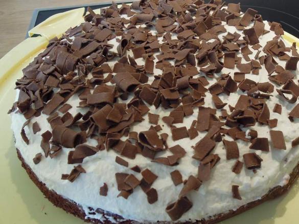 Preiselbeere-Schoko-Sahne Kuchen/Torte - lecker und einfach