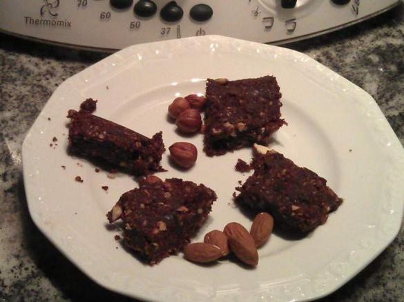 Brownies, vegan (ohne zu Backen)