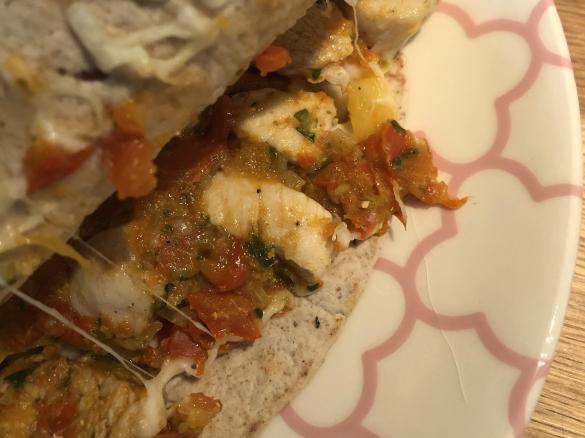 Quesadillas mit Hähnchen