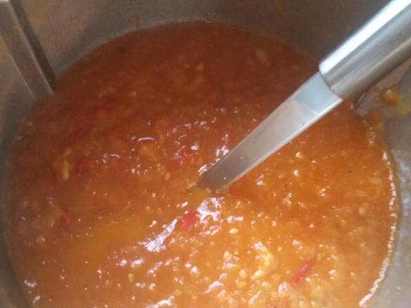 spicy Tomaten-Apfel-Chutney