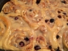 Saftige Zimtschnecken mit Heidelbeeren und Nüssen