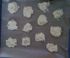 Cranberry-weiße Schoko-Cookies