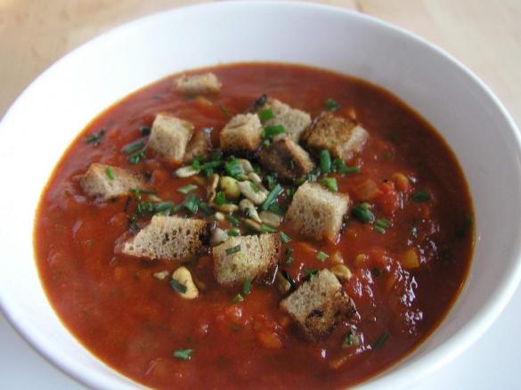 Italienische Tomatensuppe