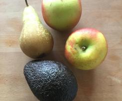 Getreide-Obst-Brei auf Vorrat