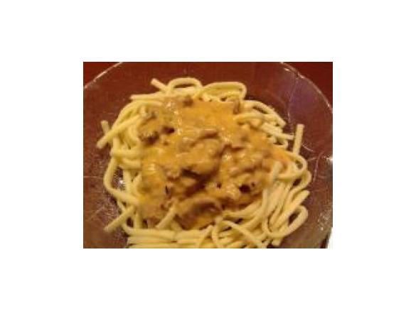 Geschnetzeltes in Sahnesauce
