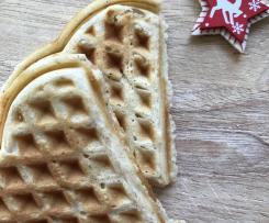 Dicke Waffeln für Herzwaffeleisen