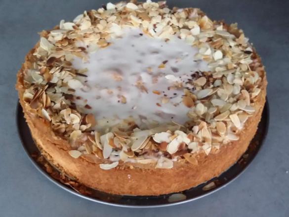 Apfelkuchen mit Calvados