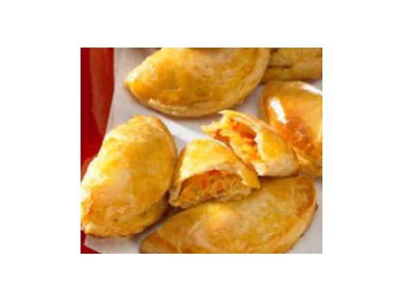 Bayrischer Quarkblätterteig mit Gemüsefüllung