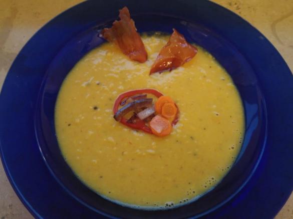 Cremige Maissuppe mit/ohne Bacon alla Mona