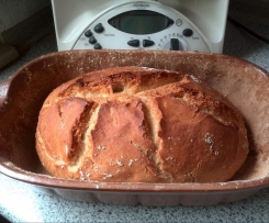Dinkelbauernbrot aus dem Römertopf