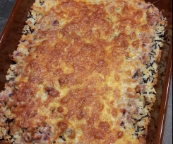 Reisauflauf mit Hackfleisch