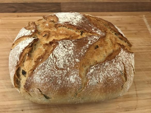 Sonnenblumen-Basilikum-Kruste