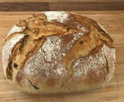 Sonnenblumen-Basilikum-Kruste