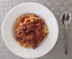 Rindergeschnetzeltes mit Paprika