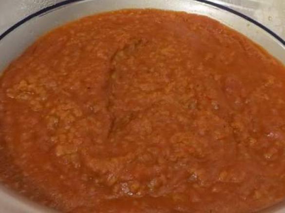 Grünkernsoße für Spaghetti oder als Pizzabelag - unsere Lieblingssoße