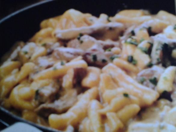 Schweinegeschnetzeltes mit Spätzle