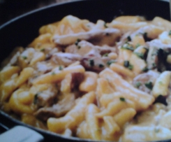 Schweinegeschnetzeltes mit Spätzle