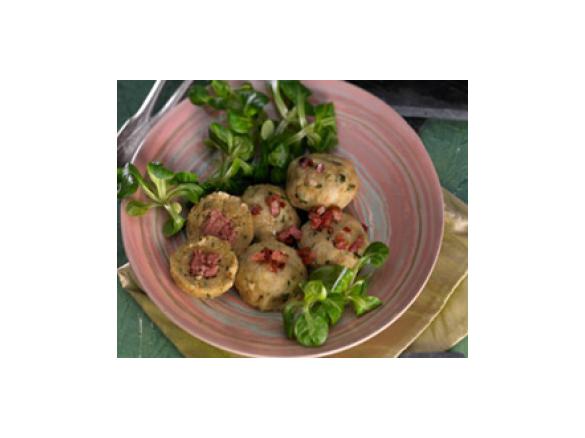 Hessenknödel mit Wurstfüllung