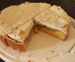 Rhabarberkuchen mit Baiser