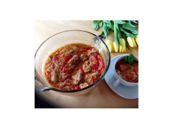 Gulaschsuppe mit Quinoa   