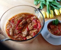 Gulaschsuppe mit Quinoa   