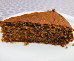 Karottenkuchen mit Banane und Walnüssen (super-saftig)