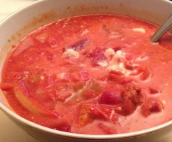 Borschtsch mit Rindfleisch
