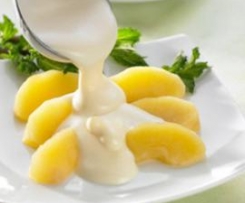 Äpfel mit Cidre-Zabaglione