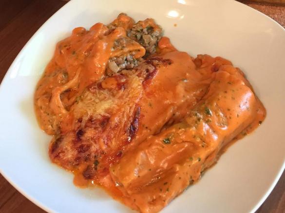Triple-Cheese Cannelloni