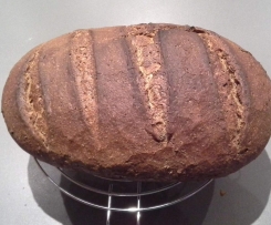 veganes Lein-Dinkel-Roggen-Brot