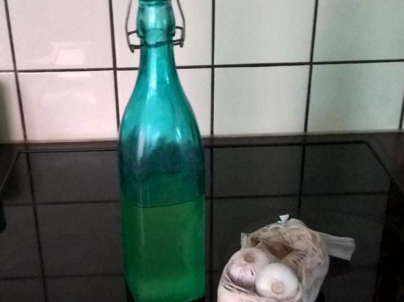 Klares Knoblauchöl