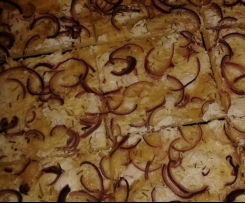 Variation von Flammkuchen - mit Ziegenkäse