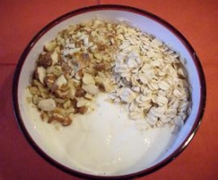 Bananenquark-Müsli