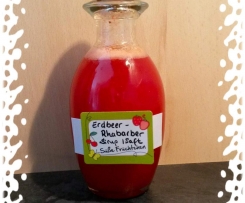 Erdbeer - Rhabarber - Sirup / Saft