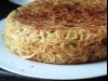 Spaghetti-Omelett mit Schinken