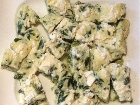 Spinat Frittata aus Wertvoll genießen, Low Carb