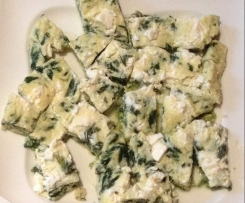 Spinat Frittata aus Wertvoll genießen, Low Carb