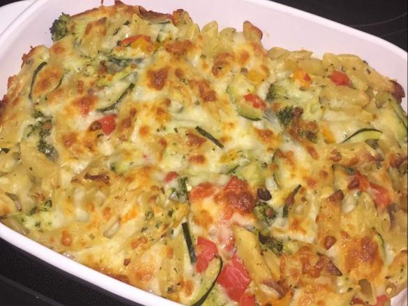 Nudel-Gemüse-Auflauf