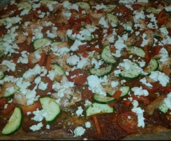 Low Carb Pizza mit Blumenkohl-Boden