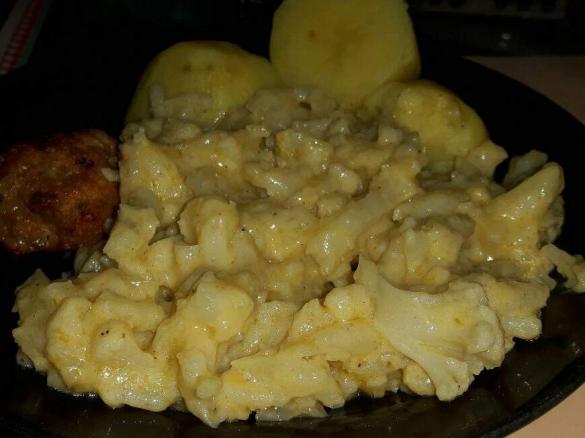 All in one- Blumenkohl mit holländischer Soße