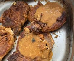 Kotelett aus dem Backofen