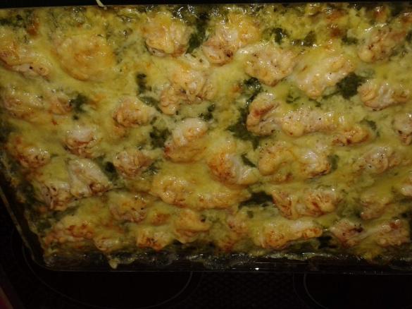 Kartoffel-Spinat-Auflauf mit Hähnchen (WW-tauglich)