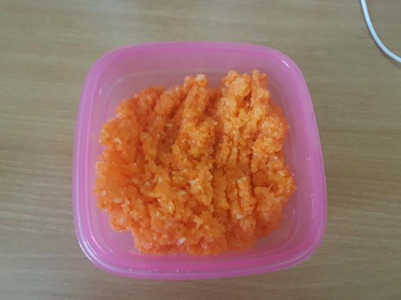 Möhrensalat mit Knoblauch