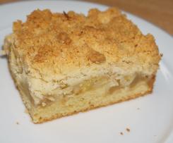 Papas Apfelkuchen mit Streuseln