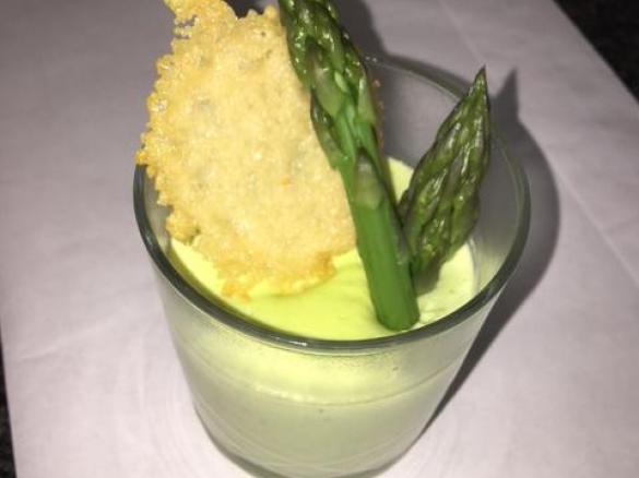 Spargel Pannacotta