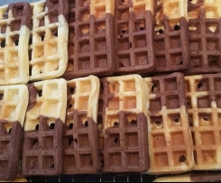 Variation Waffeln von Kathi - Kuhfleckenwaffeln