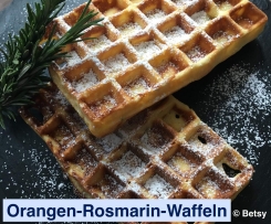 Orangen-Rosmarin-Waffeln